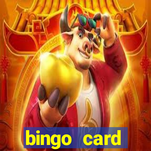 bingo card generator with pictures